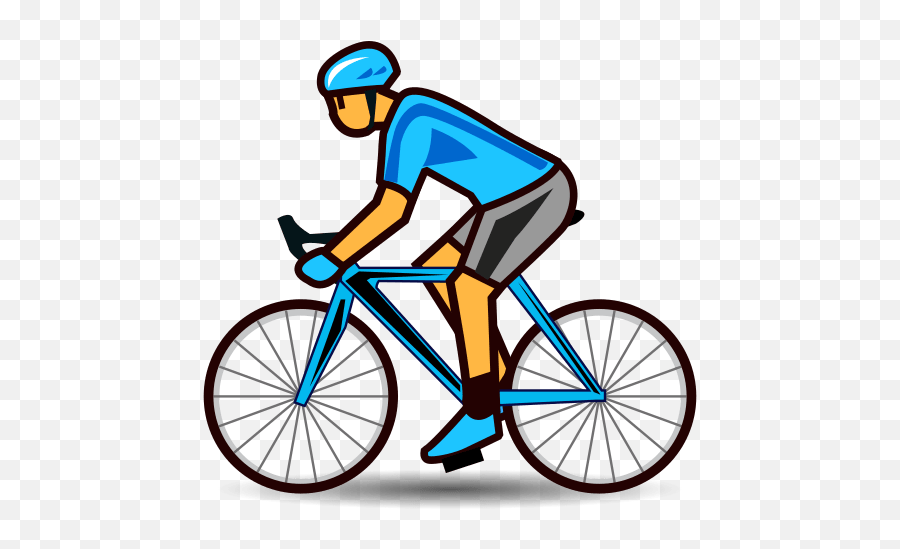 Bicyclist Id 12632 Emojicouk - Ride A Bike Emoji,Exercise Emoji