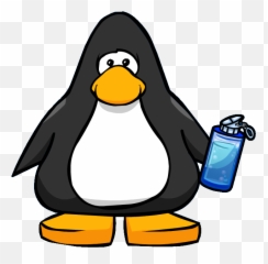 Blue Water Bottle Club Penguin Wiki Fandom - Club Penguin Purple Boa Emoji,Cool Gear Emoji Water Bottle