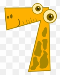 Counting Math Numerals Numbers - Clipart Number 7 Emoji,Gambar Emotion Blackberry