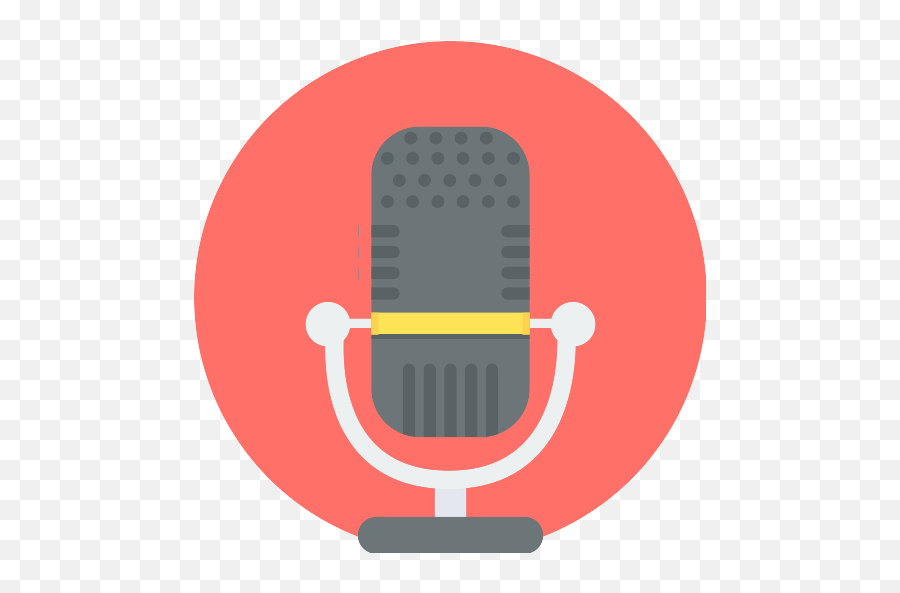 Microphone Radio Vector Svg Icon 28 - Png Repo Free Png Icons Microphone Flat Icon Png Emoji,Radio Microphone Emoji