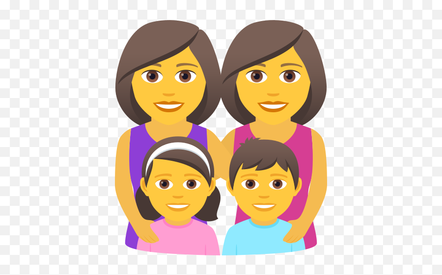 Female Female Girl Boy - Familia Emoji,Girl Emojis