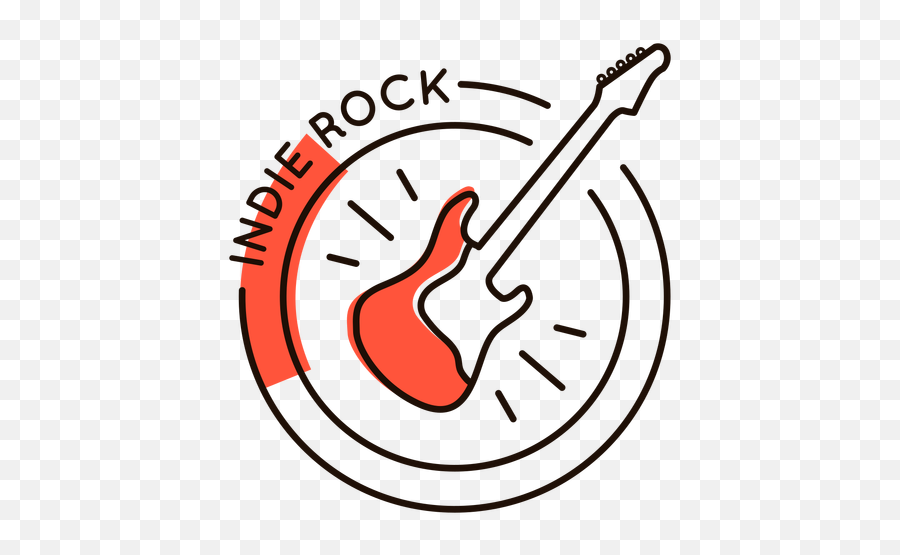 Guitar Indie Rock Symbol - Transparent Png U0026 Svg Vector File Indie Transparent Png Emoji,Rock On Emoticon For Facebook