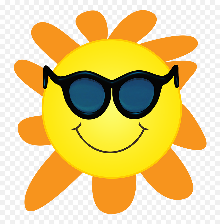 Sun Clipart - Happy Emoji,Waving Cat Emoticon
