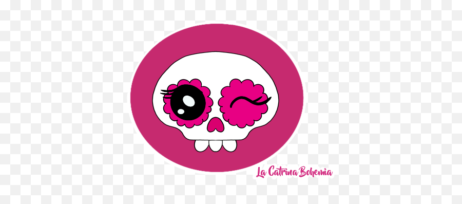 La Catrina Bohemia - Funny Skeleton Gif Emoji,Simbolo Del Simbolo Whatsapp Emojis