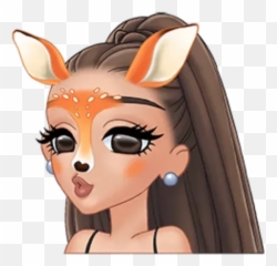 Ariana Grande Uploaded By Lew On We Heart It - Ariana Grande Arimojis Emoji,Emoji Heart Eyes Bunny Ears