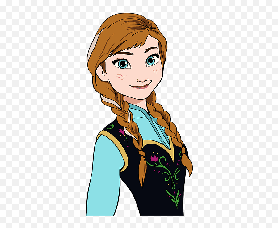 25 Art Ideas Art Princess Drawings Elsa Drawing - Anna Elsa Cartoon Drawing Emoji,Bottling Emotions Cartoon