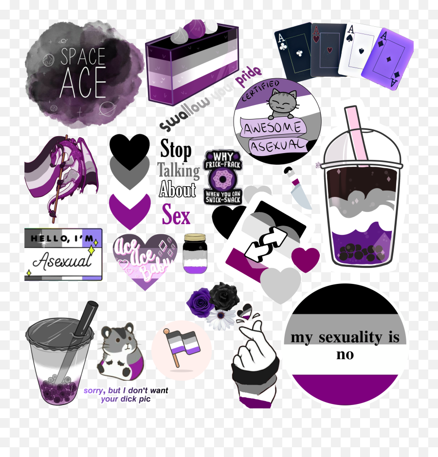 The Most Edited Acepride Picsart - Girly Emoji,Asexual Emojis