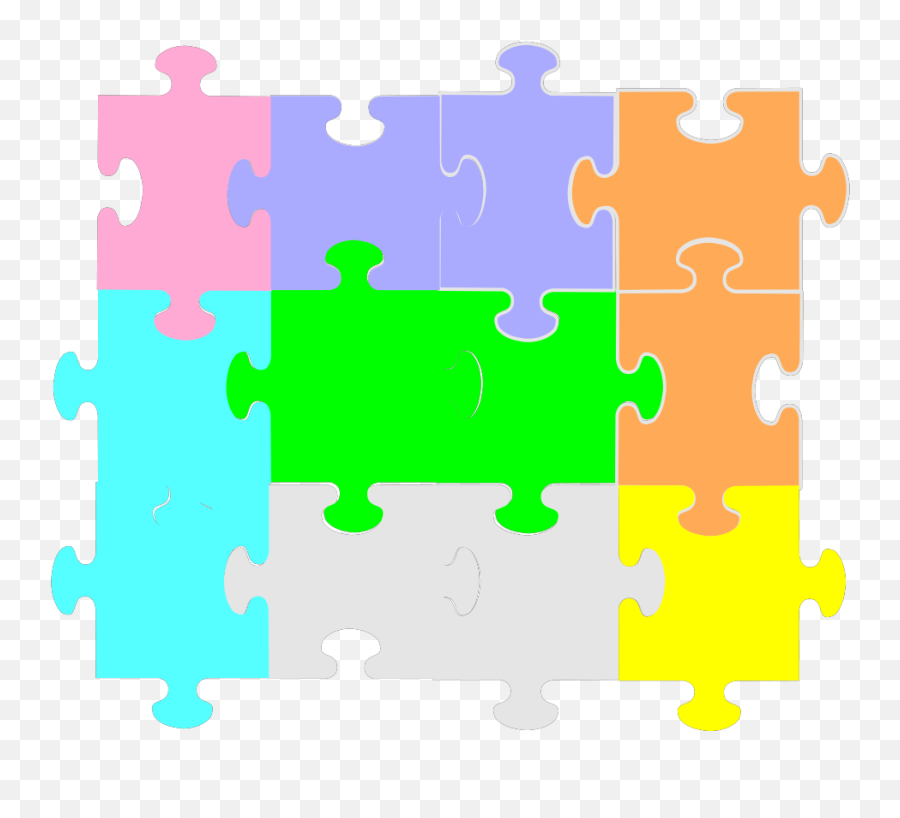 Jigsaw Puzzle 4 Pieces Png Svg Clip - Special Educational Needs Senco Emoji,Puzzle Pieces Emoji