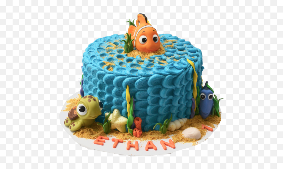 Finding Nemo Cake U2013 Sugar Street Boutique - Finding Nemo Nemo Cake Emoji,Finding Nemo Emoji