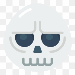 Death - Dot Emoji,Skull Emoticon For Fb