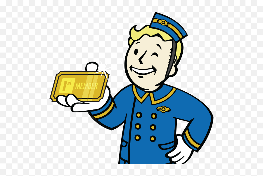 Buy Now Steel Dawn - Fallout 1st Emoji,Vaultboy Twitch Emoticon