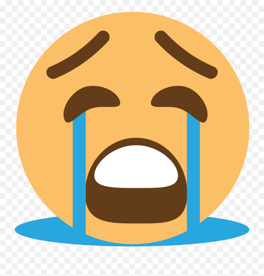 Loudly Crying Face Emoji Clipart - Dvd,Loudly Crying Emoji