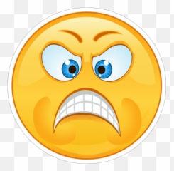 Crazy Angry Emoji Sticker - Happy,Crazy Emoji