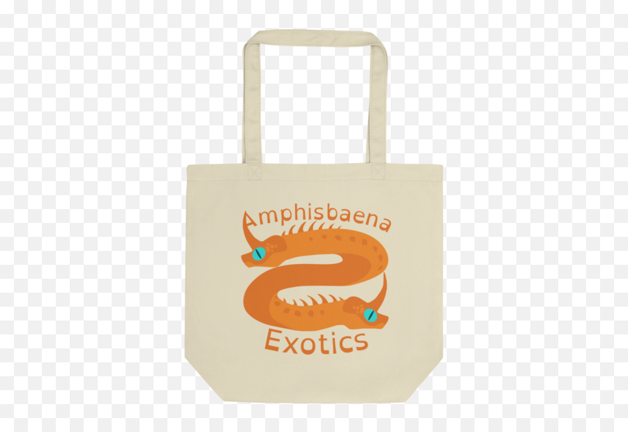 Amphisbaena Exotics Logo Eco Tote Bag - You Ve Got Mail The Shop Around Emoji,Snake Emoji Front View
