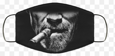 Arnold Schwarzenegger Cigar Face Mask - Ms Awareness Face Mask Emoji,Schwarzenegger Is Not An Emotion