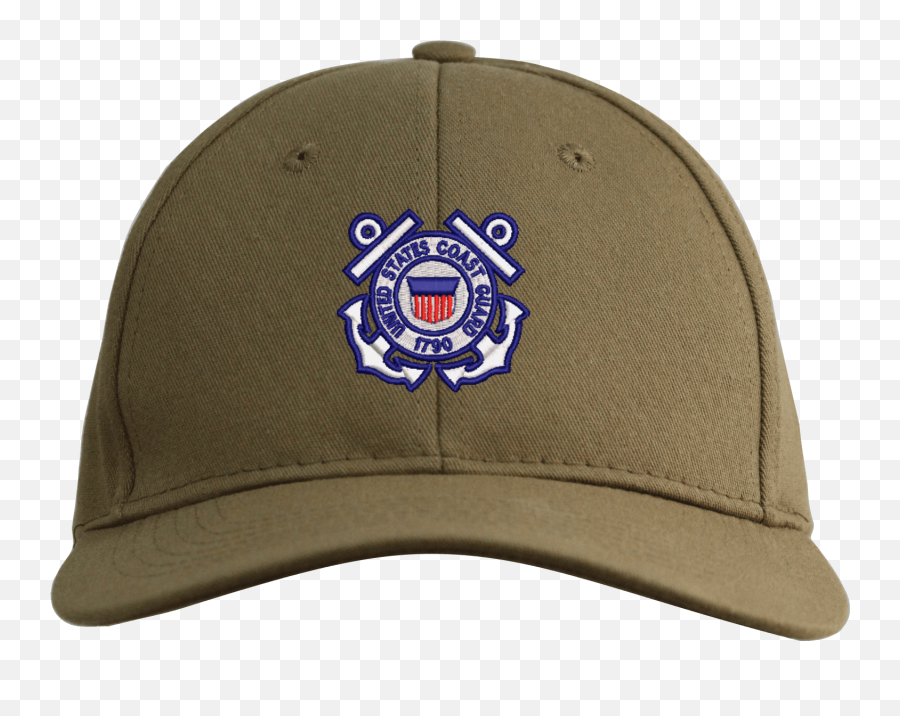 Coast Guard Logo Embroidered Cap U - Boston National Historical Park Emoji,Emoji Swim Cap