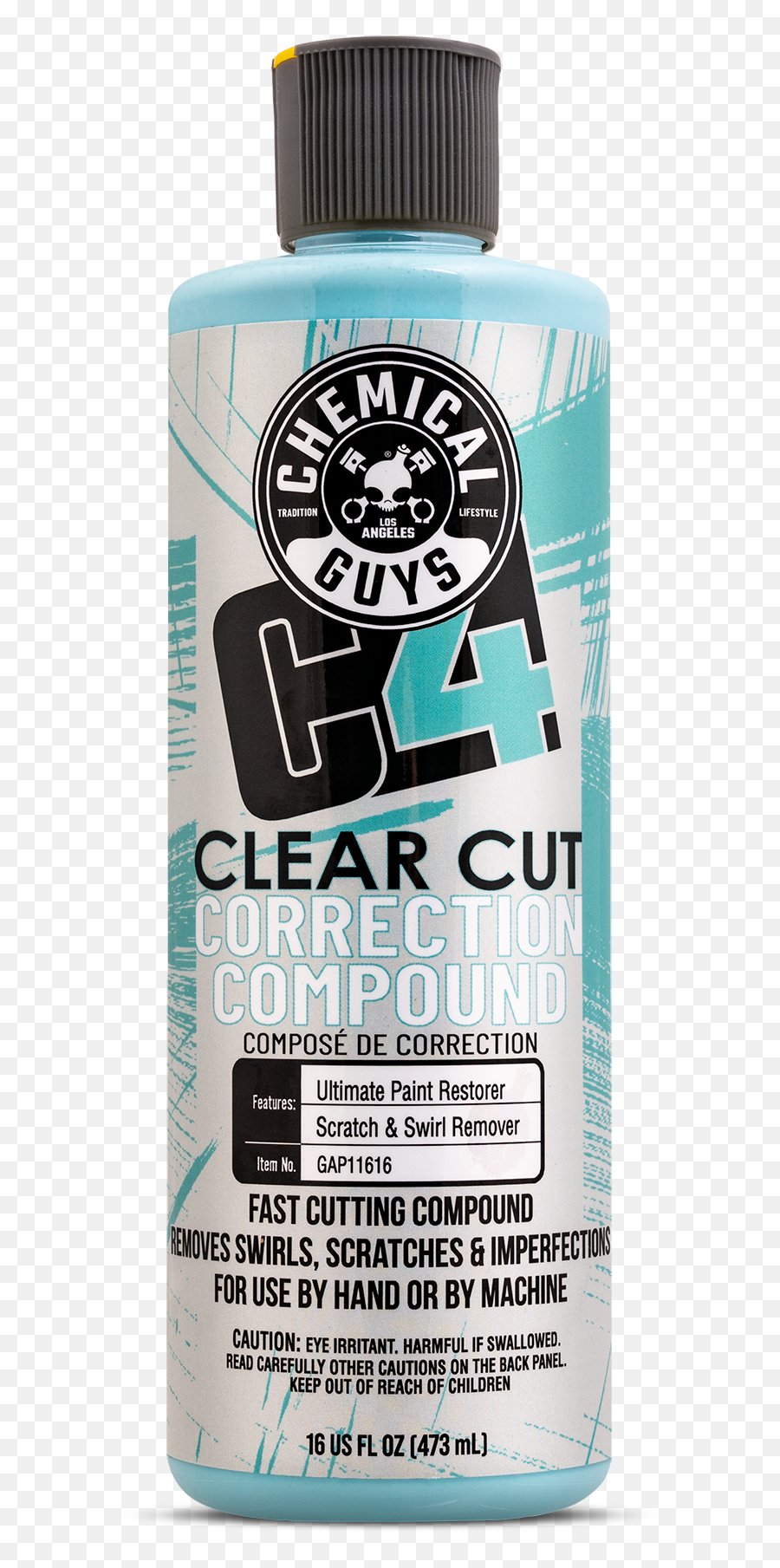 C4 Clear Cut Correction Compound 16oz Emoji,Cut & Colorful Emojis