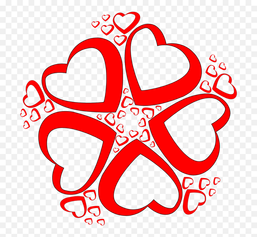 Line Artflowersymmetry Png Clipart - Royalty Free Svg Png Emoji,Black Flower Emoticon