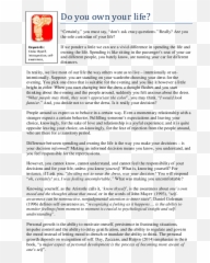 Pdf Do You Own Your Life Dr Syed Shameem Ejaz Emoji,Don't Let Your Emotions Run Your Life Png