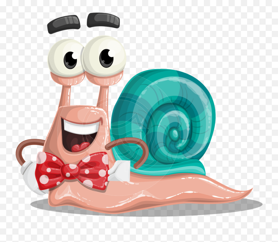 Snail Cartoon Vector Character - 112 Illustrations Graphicmama Emoji,Confussed Emotions