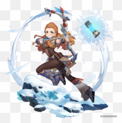 Full Splash Art For Aloy In Genshin Impact Genshin Impact Emoji,Take A Bow Emoticon