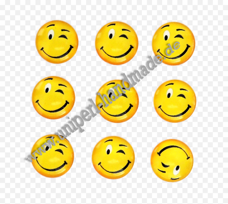 Emoji Cabochon 14 Mm Smiling Face - Happy,Winking Emoji