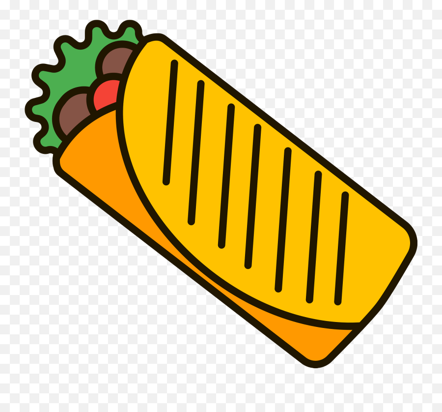Burrito Clipart Free Download Transparent Png Creazilla Emoji,Medican Emojis
