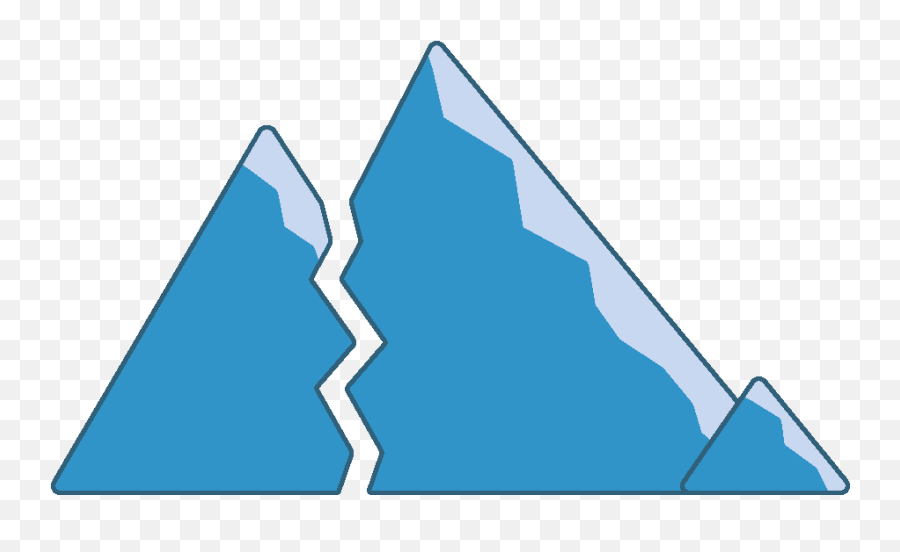 Icebreak Emoji,Glacier Emoji