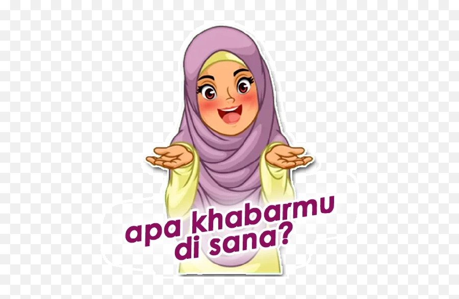 Comel Lote By Kaain - Sticker Maker For Whatsapp Emoji,Hijab Emoji