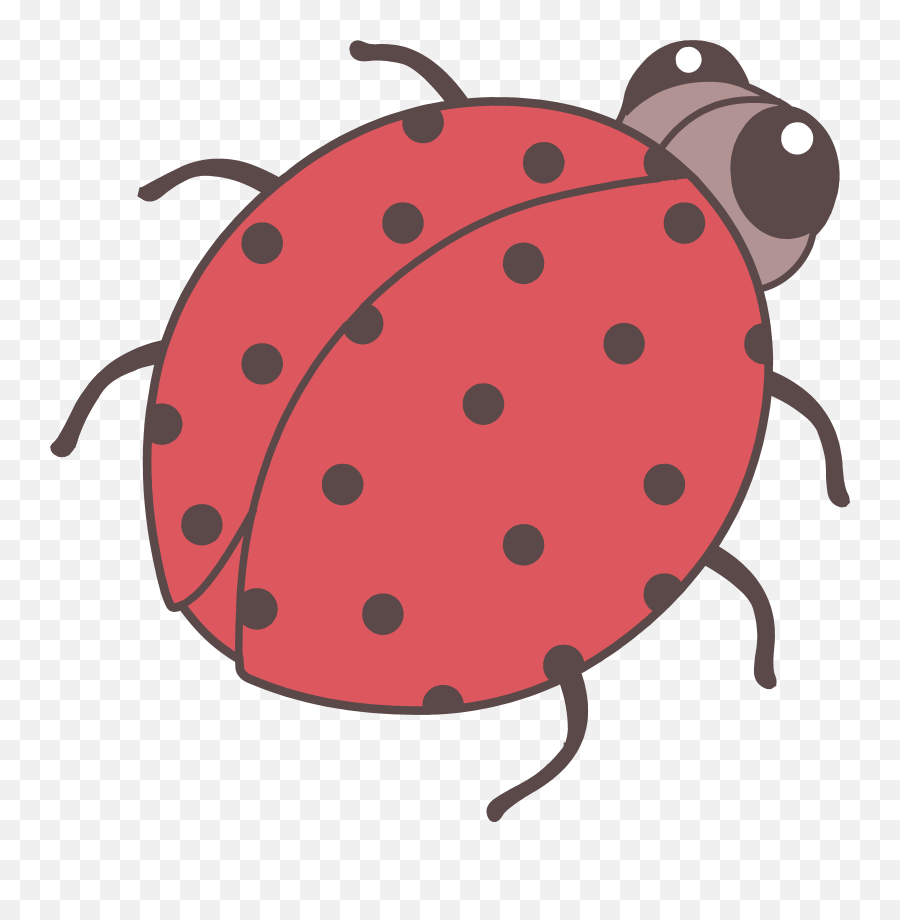 Free Cartoon Ladybug Clipart Download - Cute Bugs Png Emoji,Sleep Ant Ladybug Ant Emoji