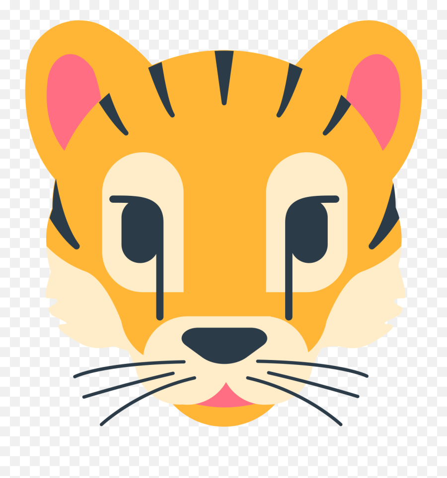 Tiger Face Id 11495 Emojicouk - Tigre Emoji,Firefox Emojis