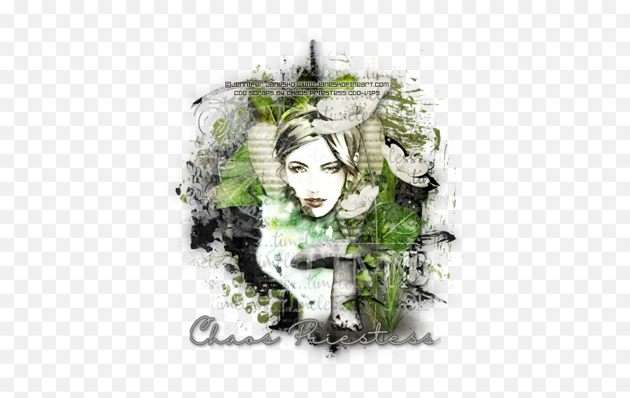 Goddess Of Green - Hair Design Emoji,Incredimail Emoticon Center