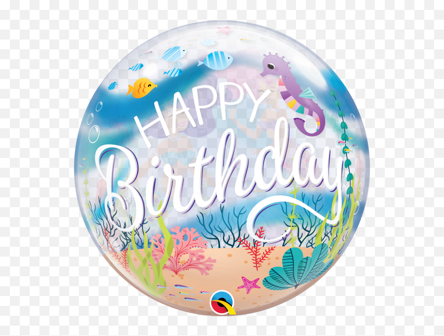 Mermaid Birthday Bubbles Balloons - Happy Birthday Mermaid Bubble Emoji,Delta Emoji