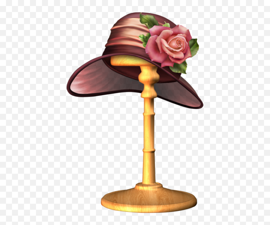 Victorian Hat Stand Sticker - Costume Hat Emoji,Rose Emoji Hat