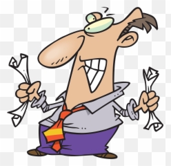 Cartoon Fed Up Man Clipart - Fed Up Clipart Emoji,Fed Up Emoji