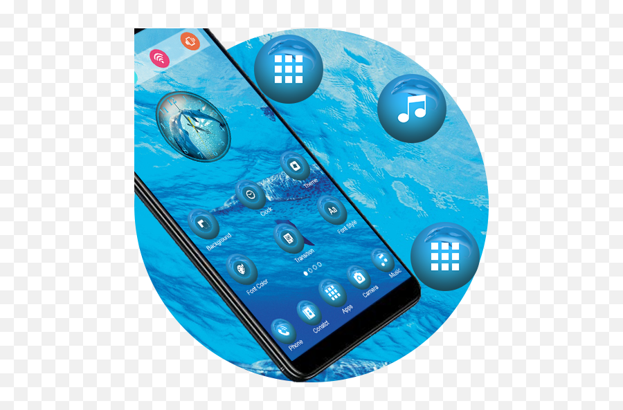 Dolphin Launcher U2013 Apps No Google Play - Technology Applications Emoji,E40 Emoji