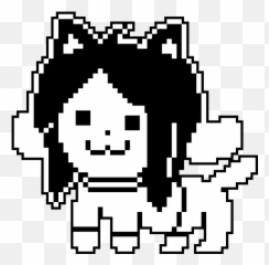 Temmie - Temmie Undertale Emoji,Leeroy Jenkins Emoji