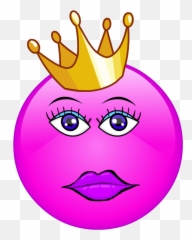 Queen Clipart Emoji - Smiley Prinzessin,Queen Emoji