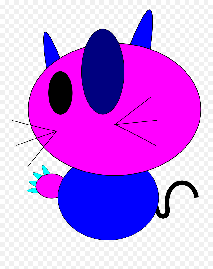 Snout Line Point Cartoon Whiskers - Dot Emoji,Sad Cat Emotion