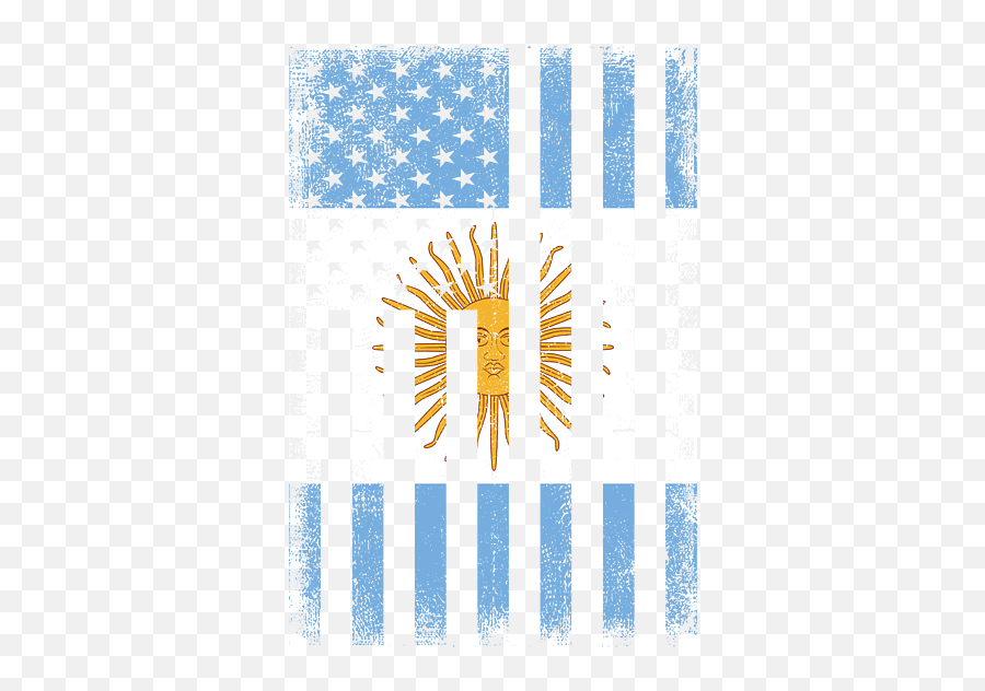 Patriotic American Argentinian Heritage Roots Culture Argentina Usa Flag Beach Towel - American Emoji,Us Flag Emoticons For Fb