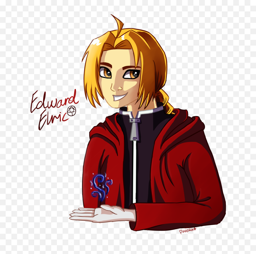 Boy Edward Elric Drawing Free Image - Fictional Character Emoji,Emotion In Fullmetal Alchemist