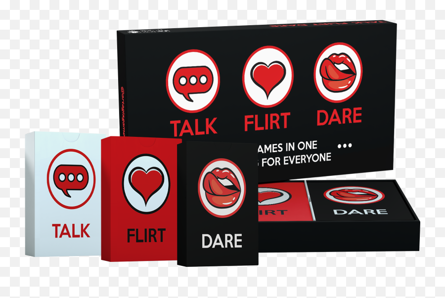 Talk Flirt Dare - Card Game For Couples U2013 Artagia Games Talk Flirt Dare Game Emoji,Flirt Text Emoticon