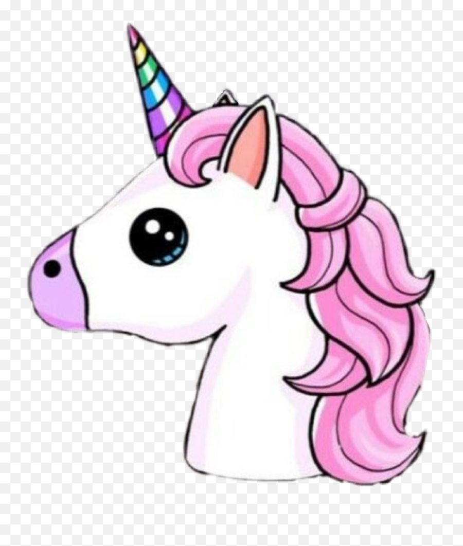 Donut Png Tumblr - Drawing Tumblr Unicorn Unicorn Emoji Cute Kawaii Unicorn,Emoji Drawings