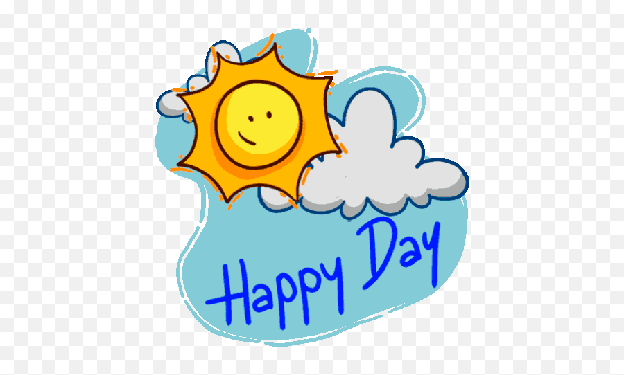 Happy Day Sticker - Good Day Gif Emoji,Have A Good Day Emojis