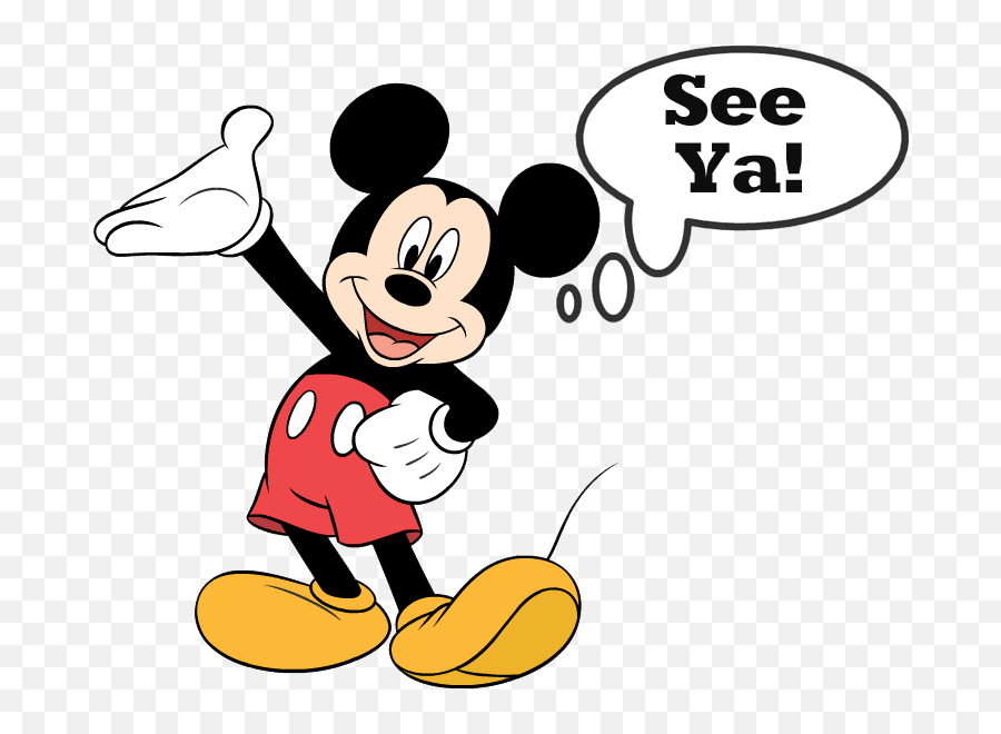 Goodbye Clipart Hand Goodbye Hand Transparent Free For - Mickey Mouse Saying Goodbye Emoji,Good Bye Emoticons