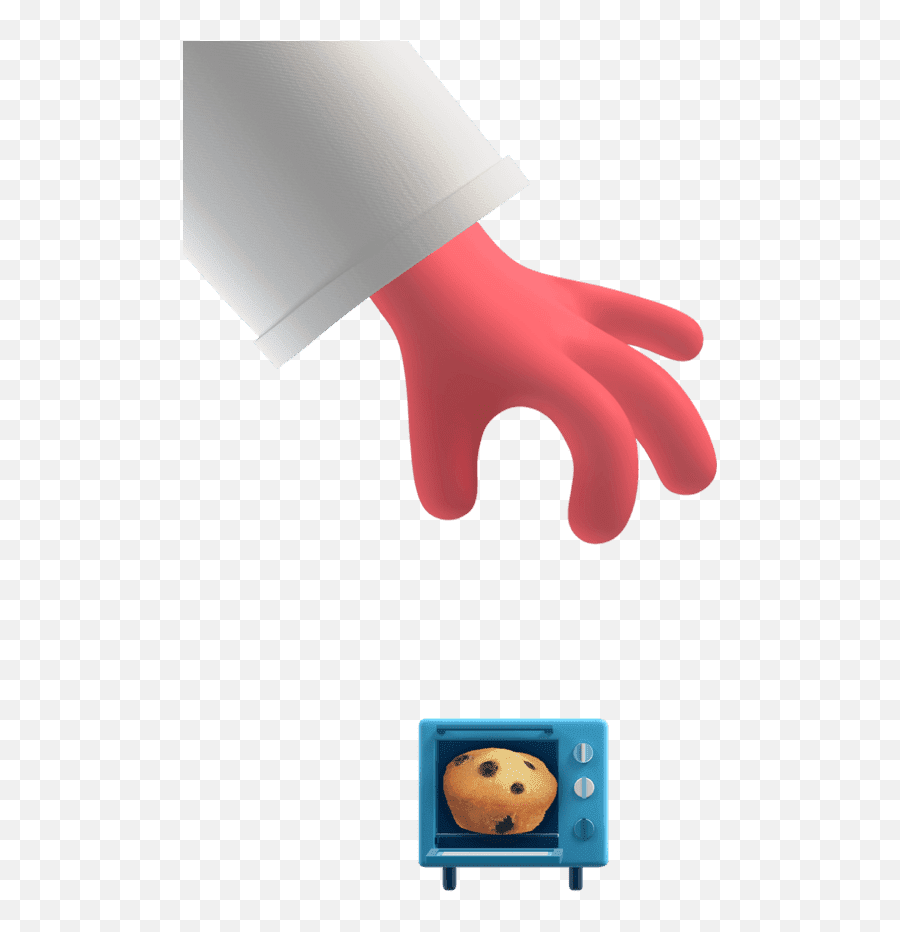 Little Bites Delicious Little Bites Of Mini Muffins - Safety Glove Emoji,Tiny Hand Emoticon