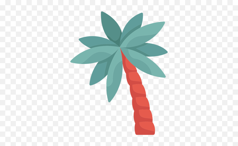 Inclined Palm Tree Illustration Emoji,Pngs Emojis Tree