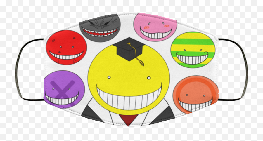 Koro - Sensei Face Mask Reusable Washable Happy Emoji,Yoda Emoticon