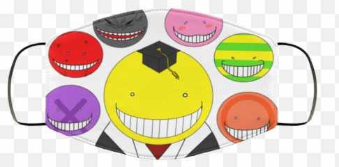 Koro - Sensei Face Mask Reusable Washable Happy Emoji,Yoda Emoticon
