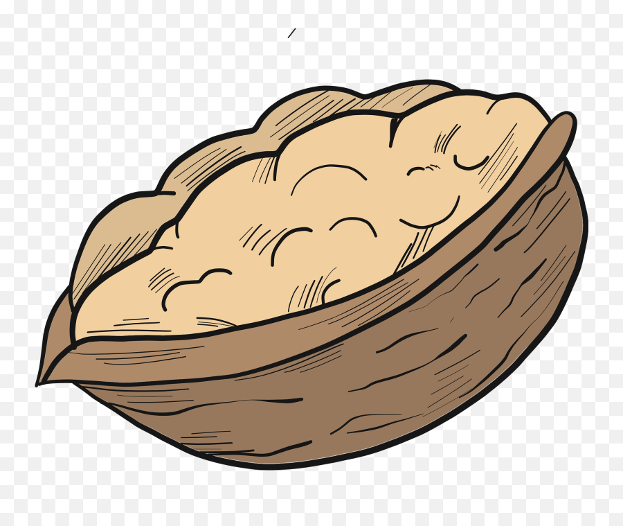 Walnut Clipart - Fresh Emoji,Walnut Emoji